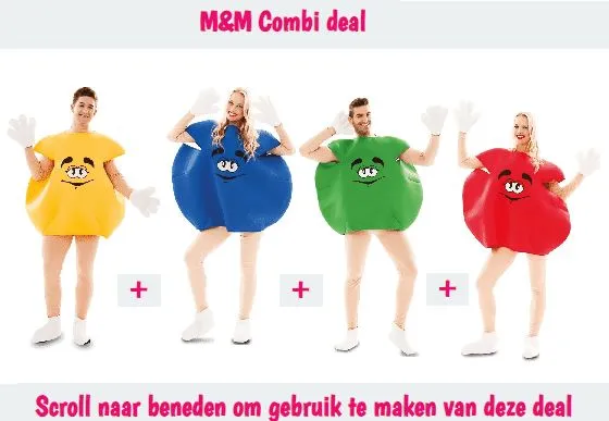 Thing M&M Pak Groen Volwassen Maat - Image 3
