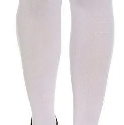 Thing Kniekousen Tiroler Wit Met Zwarte Strik