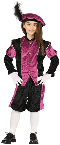 Overig Kinder Pietenpakje (Roze/Zwart)