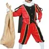 Overig Kostuum Zwarte Piet Rood Luxe (met Cape)