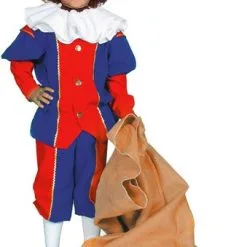 Overig Luxe Kinder Pietenpakje Rood-Blauw