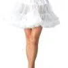 LEG AVENUE Luxe Witte Plus Size Petticoat (2 Lagen)