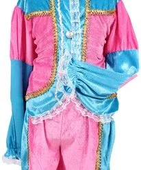 Overig Meisjes Pietenpakje Turquoise-Roze