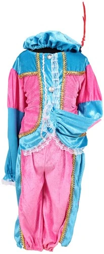 Overig Meisjes Pietenpakje Turquoise-Roze