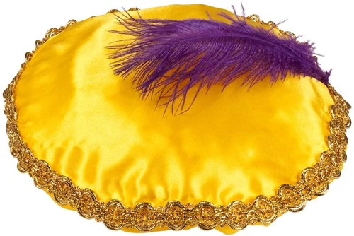 Overig Piet Baret Geel (Satijn)