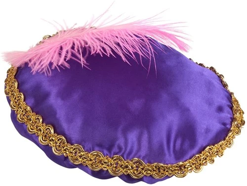 Overig Piet Baret Paars (Satijn)