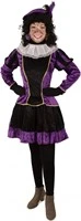 Overig Pieten Jurkje Dames Paars-Zwart Met Petticoat - Image 3