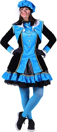 Overig Pietenpak 'Graciosa' Voor Dames Turquoise/Zwart