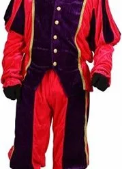 Overig Pietenpak Carlos Fluweel Polyester Paars/Pink