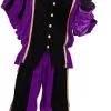 Overig Pietenpak Carlos Fluweel Polyester Paars/Zwart