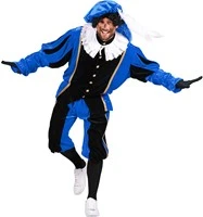 Overig Pietenpak Fluweel Polyester Blauw/Zwart - Image 6