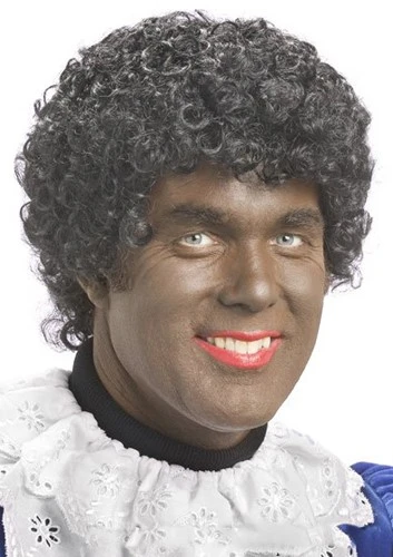 Overig Pietenpruik Zwarte Piet Luxe XXL