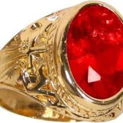 Overig Ring Sinterklaas Goud/Rood Luxe