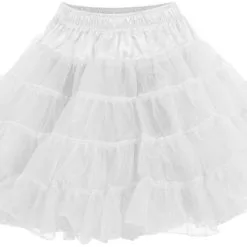 Overig Witte Petticoat (2 Laags)