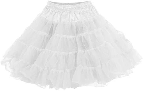 Overig Witte Petticoat (2 Laags)